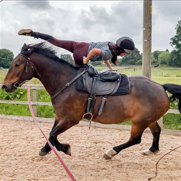 Trick Riding Learn Tricks on Horseback Into The Blue